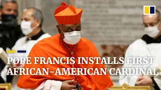 Pope Francis installs new cardinals, including first African-American member