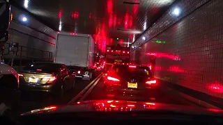 Real Time: Driving through Lincoln Tunnel NYC