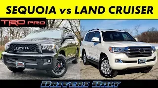 2020 Toyota Sequoia TRD Pro vs 2020 Toyota Land Cruiser