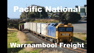 Pacific National Freight Train in Victoria - BL29 on 9203 Warrnambool Goods