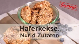 Haferkekse aus nur 4 Zutaten