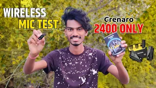 Best Wireless Mic For YouTuber || Grenaro S13 Pro Mic Test & Review || Budget Wireless mi