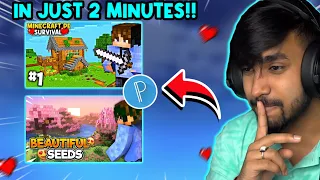 Make Minecraft Thumbnails Like This🔥 In Just Two Minutes👀 | Sudhansh Gmr