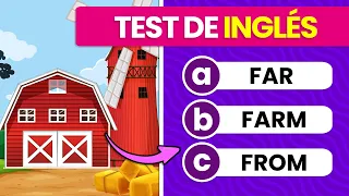 Test de Palabras Comunes en INGLÉS 📚🤓| Nivel Fácil ✅| English Test