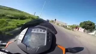 KTM Duke 200 - Argentina - 154 km/h