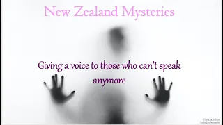 Missing in New Zealand Jan 2021 -part 1