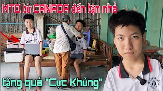 Bất ngờ MTQ từ CANADA tìm đến tận nhà cậu bé "Liệt Cả Hai Tay" tặng món quà cực khủng,cả xóm xôn xao