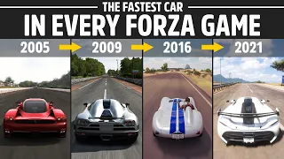 This is what the FASTEST CAR looks like in all 14 Forza Games!!! 2005 - 2021 (4K)