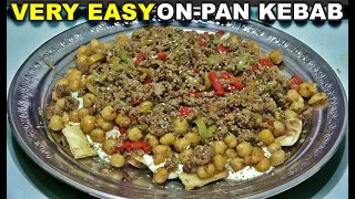 Turkish Alinazik Kebab Recipe | how to make Alinazik with Chickpeas | Homemade Alinazik Kebab