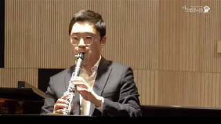 Clarinetist SangwooLim,  J. Brahms : Clarinet Sonata No. 1 in f minor , Op. 120 No.1