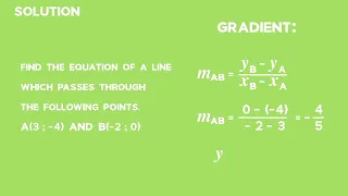 Analytical Geometry: Lesson: Equation of a Line