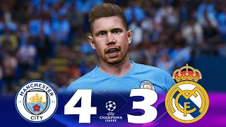 Recreación Manchester City 4-3 Real Madrid - Uefa Champions League 2022