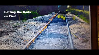 I Set the Rail on Fire Today! Fire Snake in Action!!!