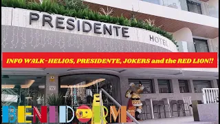 BENIDORM INFO WALK!☀️🆕📢 Helios, Presidente, Jokers, Red Lion, Gold Dollar & More! 🇪🇦🌴🏢💛#benidorm