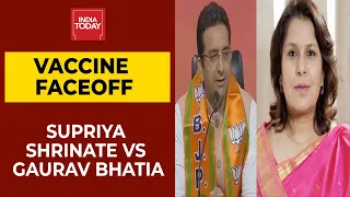 Covid Vaccine Shortage: Congress Leader Supriya Shrinate Slams Centre, BJP's Gaurav Bhatia Hits Back