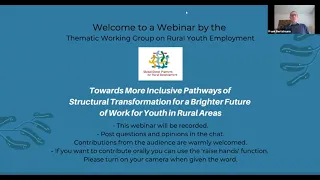 Towards More Inclusive Pathways of Structural Transformation for a Brighter Future of Work for Youth