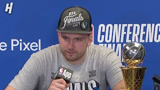 Luka Doncic talks Game 5 Win vs Timberwolves, Postgame Interview 🎤