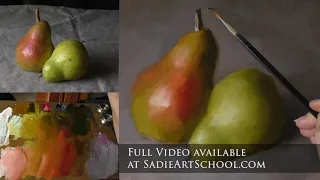 Excerpt from Introduction to Oil Painting Course - Sadie Valeri Atelier