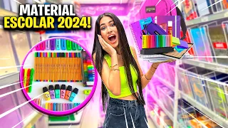 COMPRANDO MEU MATERIAL ESCOLAR 2024 😍 Não Acredito que Finalmente Encontrei | Bela Bagunça