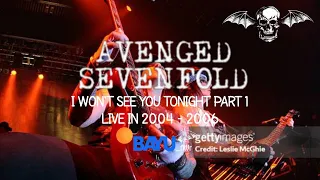 I won't see you tonight part 1 - @avengedsevenfold Compilation-Live-in_2004 - 2006 [MULTICAM] #rare