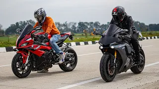 THIS WAS UNEXPECTED! YAMAHA R1 VS BMW S1000RR.. Drag Race