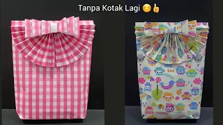 Cara Membungkus Kado | Cara Bungkus Kado Unik Kreatif Tanpa Kotak | Gift Wrapping | Diy Gift Bag