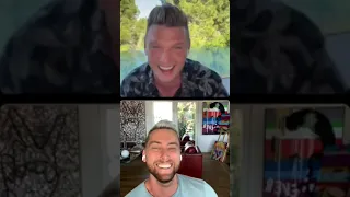 Nick Carter instalive with Lance Bass