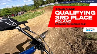 GoPro:  Ronan Dunne 3rd Place Qualifying - Poland - '24 UCI Downhill MTB World Cup