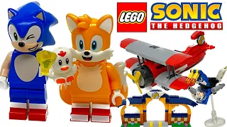 LEGO Sonic Tails' Workshop and Tornado Review! 2023 set 76991!