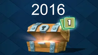 clash royale chests in 2016 vs now