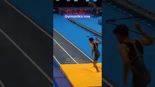 Old Gymnastics Vs New Gymnastics🤸‍♀️ #gymnast #flip