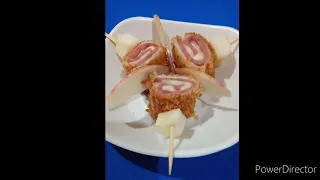 HOT APPETIZER (HAM AND CHEESE ROLLS)