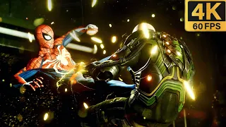 Marvel's Spider Man Remastered PC Spider-Man vs Electro & Vulture Boss Fight 4K60FPS Gameplay