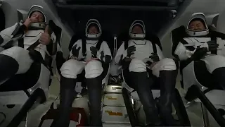 SpaceX Crew-2 “Endeavour” Crew Dragon recovery operations and astronauts egress