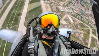 F-16 Cockpit Cam (with Flares!) - PACAF Demo Team