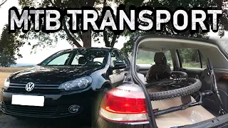 BIKE transport in the CAR?!  (Canyon Spectral in the VW Golf 6)