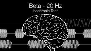 'Intense Alertness' Beta Isochronic Tone - 20Hz (1h Pure | 432Hz Base)