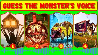 💥 2024 Guess Monster Voice! House Head, Choo Choo Charles, Car Eater, Megahorn Coffin Dance