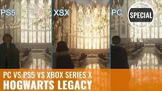 Hogwarts Legacy im Technikvergleich: PC vs PS5 vs Xbox Series X (4K, Raytracing, German)