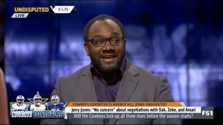 Undisputed | Jerry Jones: "No concern" about negotiations with Dak, Zeke and Amari - Skip Bayless