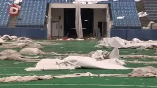 What remains of the Pontiac Silverdome