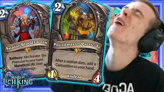 The New Cards Are Here!! Absolute HYPE!! | March Of The Lich King