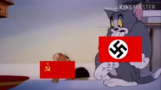 Tom and Jerry World war 2 meme - Soviet Russia VS Nazi Germany Eastern front 1945