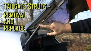 Tailgate Struts - Removal and Replace, Peugeot & Citroen