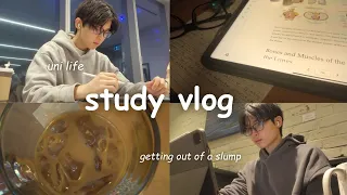 study vlog | productive nights, getting my life back together