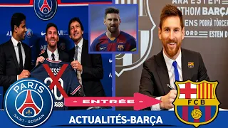 🚨 OFFICIEL ! LIONEL MESSI VA REJOINDRE LE BARÇA LA SAISON PROCHAINE