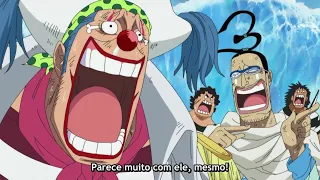 Sengoku Revela a todos quem é o Pai do Luffy