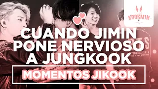 JIKOOK - CUANDO JIMIN PONE NERVIOSO A JUNGKOOK (Cecilia Kookmin)