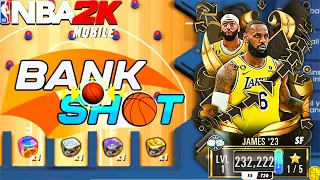 BANK SHOT Pack Opening For DUOS LeBron James ! NBA 2K Mobile