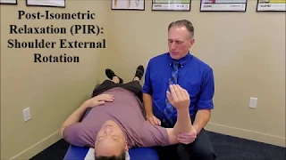 Post-Isometric Relaxation (PIR) Glenohumeral Joint External Rotation